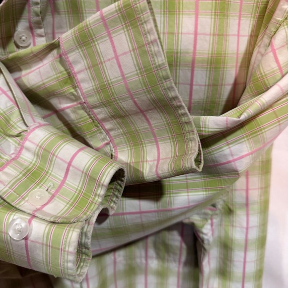 Wrangler George Strait Cowboy Cut Plaid Button Shirt Pearl Snap Western Men's XL - Picture 6 of 7